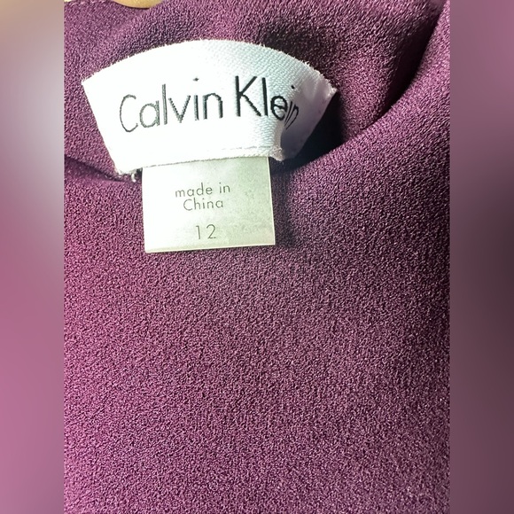 Calvin Klein Rich Purple Long Sleeve Dress - Picture 6 of 11